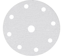 Круг шлифовальный на бумаге SUNMIGHT B322 150мм, 9 отв. Р100, 5 шт 4673770904159