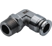 Фитинг NBPT L-образный с нар. резьбой SSL 10-1/4 (02) (нерж. 316) арт. 85621