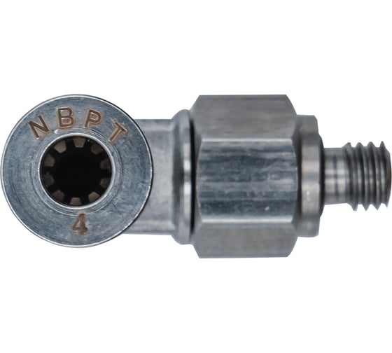 Фитинг NBPT L-образный с нар. резьбой SSL 04-M5 (нерж. 316) арт. 85515