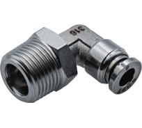 Фитинг NBPT L-образный с нар. резьбой SSL 06-1/4 (02) (нерж. 316) арт. 85539