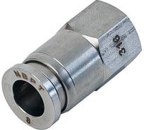 Фитинг NBPT прямой с внут. резьбой SSF 08-1/8 (01) (нерж. 316) арт. 86048