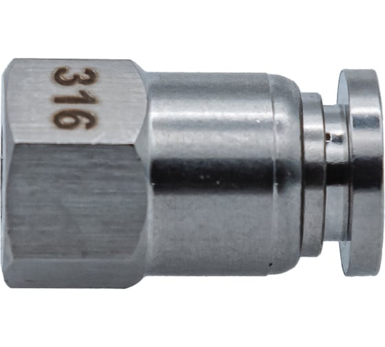 Фитинг NBPT прямой с внут. резьбой SSF 06-1/4 (02) (нерж. 316) арт. 86000