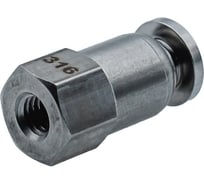 Фитинг NBPT прямой с внут. резьбой SSF 04-M5 (нерж. 316) арт. 85980