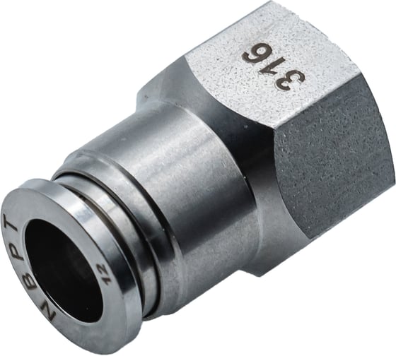 Фитинг NBPT прямой с внут. резьбой SSF 12-1/2 (04) (нерж. 316) арт. 86147 1