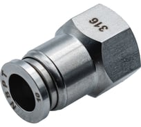 Фитинг NBPT прямой с внут. резьбой SSF 10-1/4 (02) (нерж. 316) арт. 86093