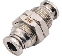 Фитинг NBPT прямой стендовый SSM 06 (нерж.) арт. 86376