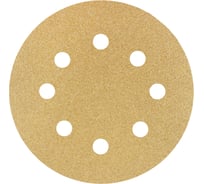 Круг шлифовальный на бумаге Deerfos CA331 125мм, 8 отв. Р150, 5 шт 4673770902780
