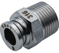 Фитинг NBPT прямой с нар. резьбой SSC 08-3/8 (03) (нерж. 316) арт. 86253