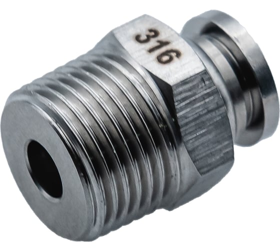 Фитинг NBPT прямой с нар. резьбой SSC 08-1/4 (02) (нерж. 316) арт. 86246