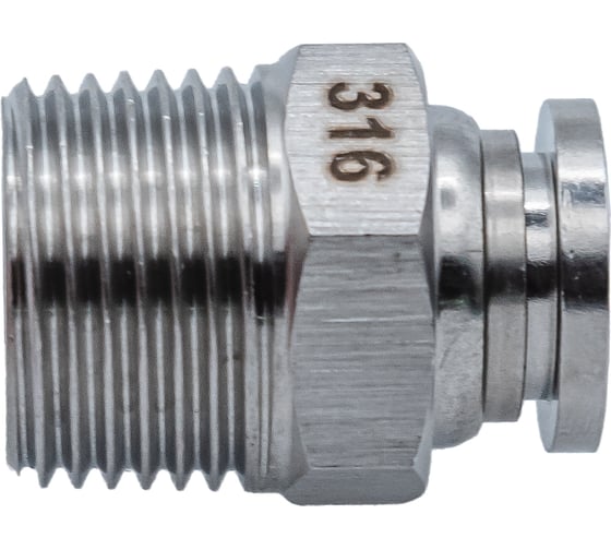 Фитинг NBPT прямой с нар. резьбой SSC 08-1/4 (02) (нерж. 316) арт. 86246