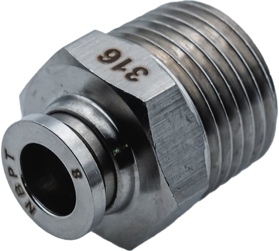 Фитинг NBPT прямой с нар. резьбой SSC 08-1/2 (04) (нерж. 316) арт. 86260 1