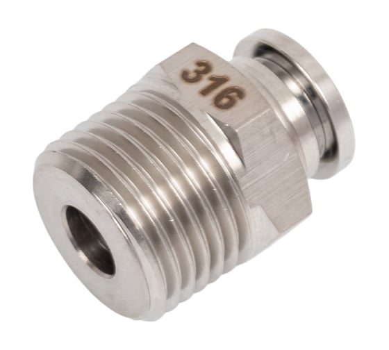 Фитинг NBPT прямой с нар. резьбой SSC 10-1/2 (04) (нерж. 316) арт. 86307 1