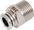 Фитинг NBPT прямой с нар. резьбой SSC 10-1/2 (04) (нерж. 316) арт. 86307 2