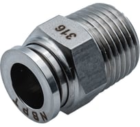 Фитинг NBPT прямой с нар. резьбой SSC 16-1/2 (04) (нерж. 316) арт. 86352