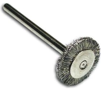 Щетка цилиндрическая Lessmann гофр. миниатюрная, Д16, ROF 0,10мм, хвост-к 3мм 410321