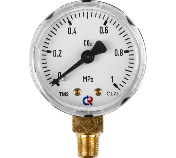 Манометр BlackWeld 25,0 МПа (черный, углекислота), 1/8 NPT 144202