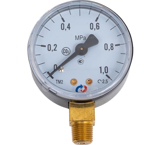 Манометр BlackWeld 25,0 МПа (черный, углекислота), 1/8 NPT 144202