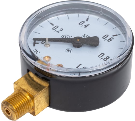Манометр BlackWeld 25,0 МПа (черный, углекислота), 1/8 NPT 144202