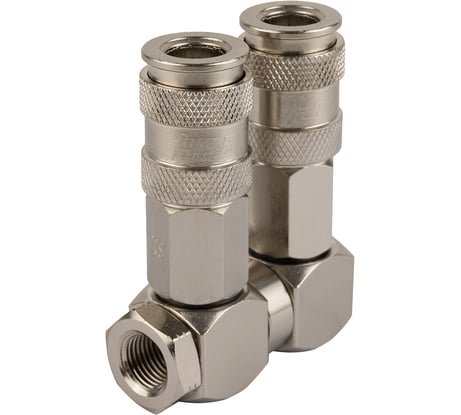 Разветвитель с вращающимися соединениями Harrison с двумя БРС мама и внутренней резьбой 1/4 HRS-SRL