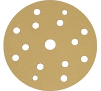 Круг абразивный CERAMAX GOLD 150 мм, 15 отверстий, P240, 5 шт 1CRX0155