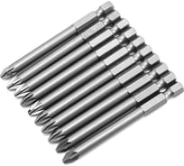 Бита (10 шт; PZ2х75 мм; Cr-V) Политех 2613523