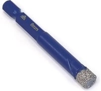 Коронка алмазная CORTE с шестигранным хвостовиком 1/4 HEX 8 мм. SBH08