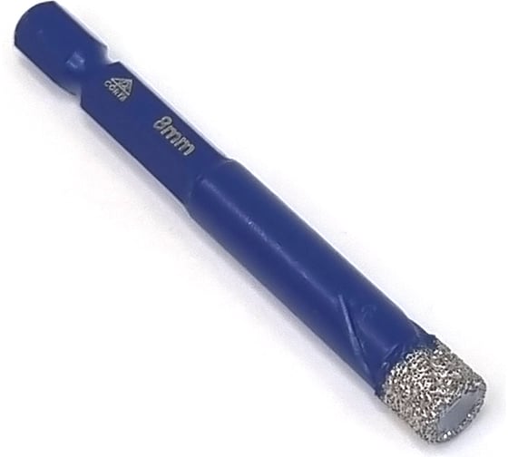 Коронка алмазная CORTE с шестигранным хвостовиком 1/4 HEX 8 мм. SBH08