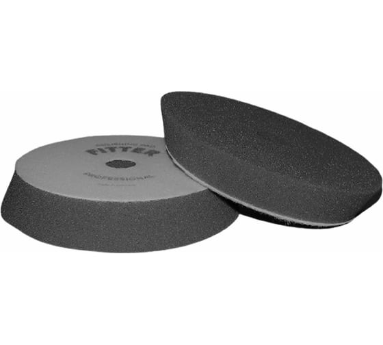 Круг конусный полировальный 130/150 мм, черный, финишный FITTER BF-LOGO-130/150-BB