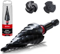 Кобальтовое ступенчатое сверло Ezarc диаметр 4-20 мм, для металла, нержавеющей стали, дерева и пластика 80374202