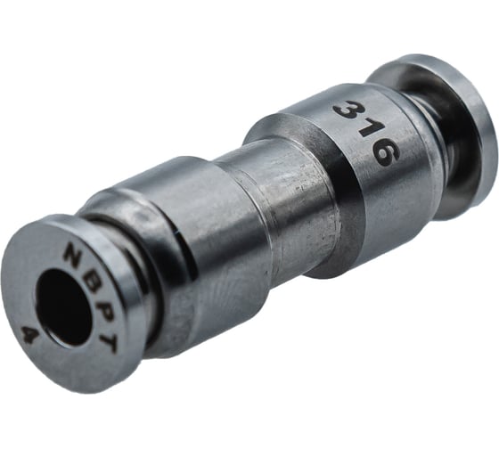 Фитинг NBPT прямой SSU 04 (нерж. 316) арт. 85843 1