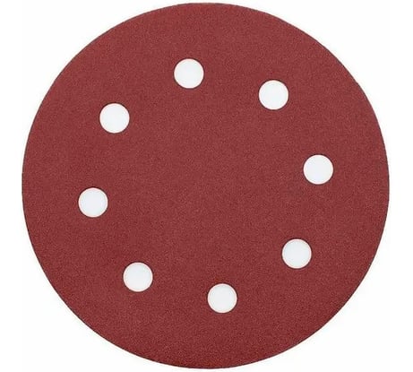 Шлифовальный круг Vitatools 180 мм для жирафа, Р100, 1 штука, 8 отв. R-180-P100-8