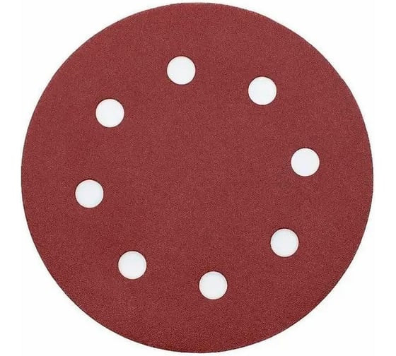 Шлифовальный круг Vitatools 180 мм для жирафа, Р320, 1 штука, 8 отв. R-180-P320-8