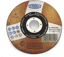 Отрезной армированный круг Tyrolit на бакелитовой связке, 125x1.0x22.23, A 60 R BFB, T-41 TRL3-458-9757 TRL3-458-9757K