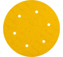 Шлифовальный круг на липучке ABRAFORM Giraffe GOLD 225мм, 6 отв., Р150 AF-GG6-150