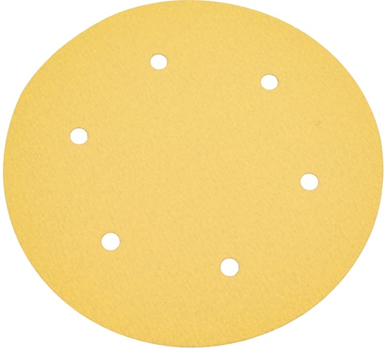 Шлифовальный круг на липучке ABRAFORM Giraffe GOLD 225мм, 6 отв., Р150 AF-GG6-150