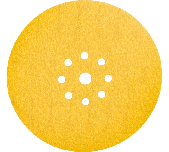 Шлифовальный круг на липучке ABRAFORM Giraffe GOLD 225мм, 9 отв., Р150 AF-GG-150
