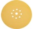 Шлифовальный круг на липучке ABRAFORM Giraffe GOLD 225мм, 9 отв., Р150 AF-GG-150 1