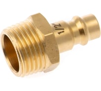 Штуцер быстросъёмный латунный Дело Техники "папа" (M) × "папа" 1/2"(M) 949062