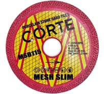 Диск алмазный CORTE для УШМ 22.2 мм 115х1.2х10 мм MESH SLIM MSD115