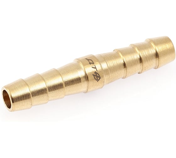 Штуцер соединительный латунный Дело Техники елочка 7мм 949001 1