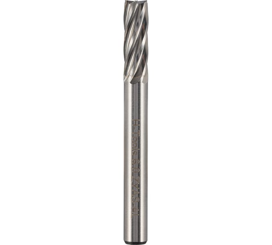 Бор-фреза твердосплавная H-Tools форма B(ZYAS), 6,0x16x61, S=6мм, HM ALU 116015AHT 1