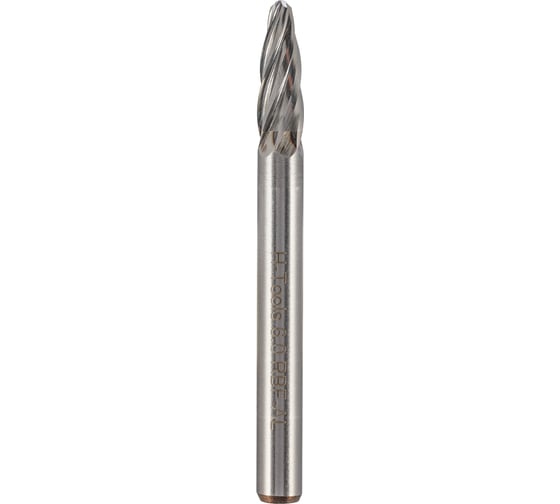 Бор-фреза твердосплавная H-Tools форма F(RBF), 6,0x18x63, S=6мм, HM ALU 116030AHT 1