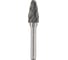 Бор-фреза твердосплавная H-Tools форма F(RBF), 10,0x20x60, S=6мм, HM ALU 116032AHT 1
