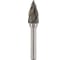 Бор-фреза твердосплавная H-Tools форма G(SPG) 12,0x25x65, S=6мм, HM ALU 116028AHT 1