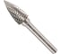 Бор-фреза твердосплавная H-Tools форма G(SPG) 6,0x18x63, S=6мм, HM ALU 116025AHT 1