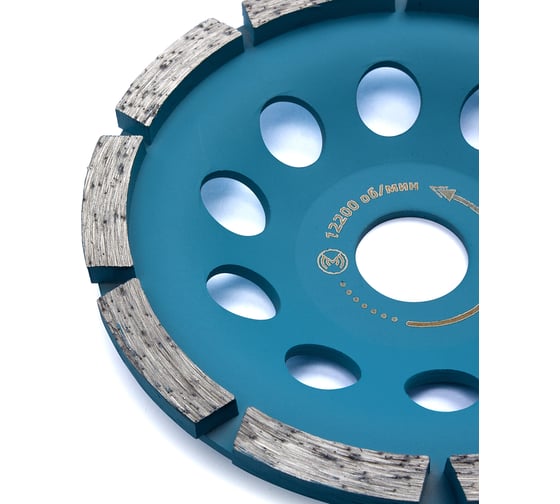 Круг алмазный чашечный Basis (125х22 мм; 1 ряд) MONOGRAM 086-402