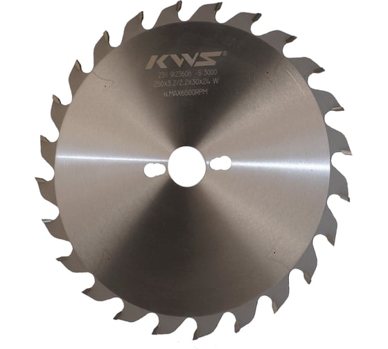 Диск пильный KWS 250х30х3.2х24T W 3000 01030-99989300 1