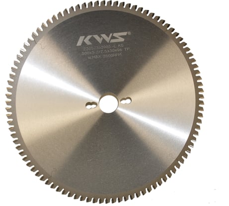 Диск пильный KWS для обработки цветных металлов 300*30*3.2/2.5*96T TP -5 2-7-42/2-9-46.4/2-10-60 К5 TFKL00089