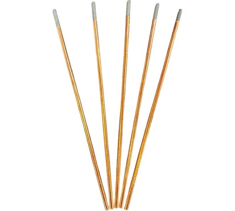 Электрод угольный омедненный круглый Great Wolf 6.0x305 мм, 5 шт GWR60305