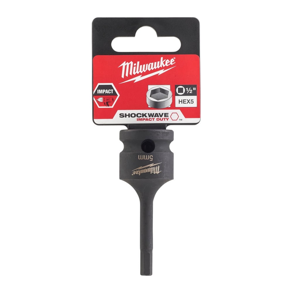 Головка-бита ударная шестигранная (HEX5; 1/2") Milwaukee 4932478063 ...